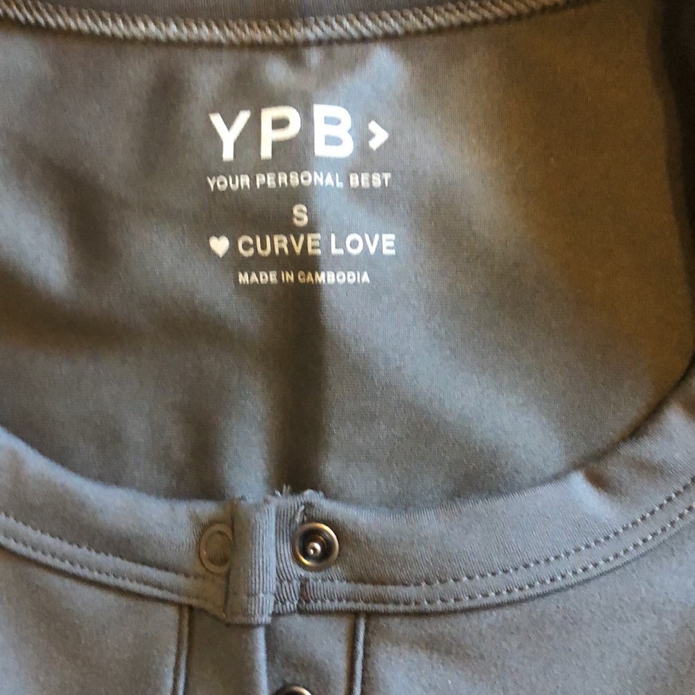 ABERCROMBIE YPB sculptLUX Curve Love Plunge Henley Slim Tank NWT - Picture 10 of 13